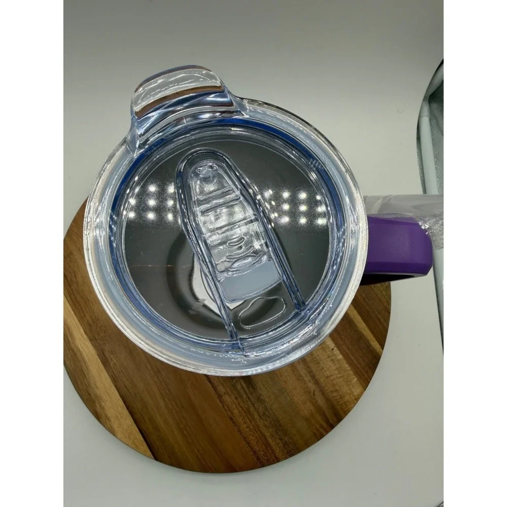 Kikuhe Swiftie Purple Insulated‎ Stainless Steel Tumbler Handle and Straw 0744